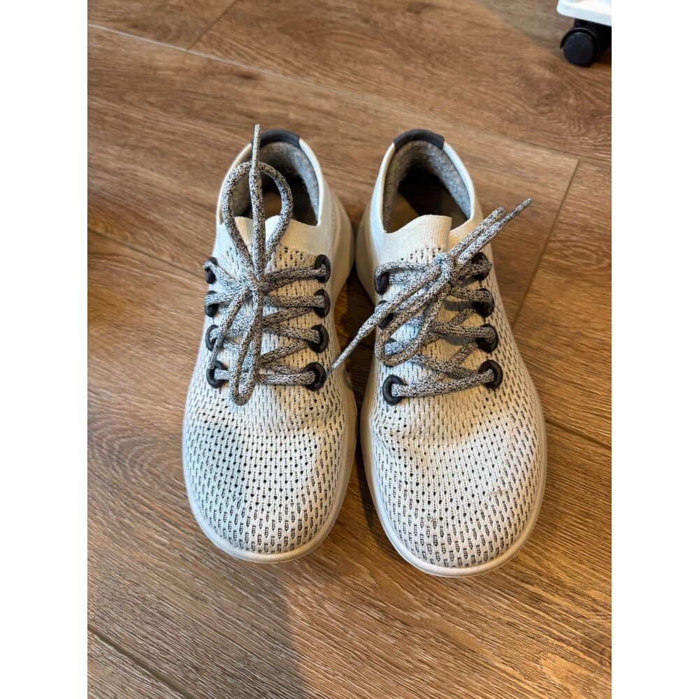 Women's Allbirds Tree Dasher White Gray Size 8